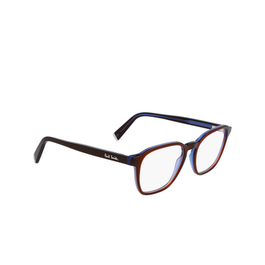 Paul Smith ADBROKE Eyeglasses 200 brown / blue - three-quarters view