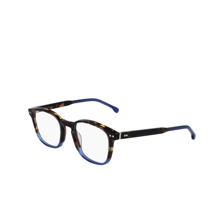 Lunettes de vue Paul Smith ELLIOT 02 stripes havana blue - 3/4