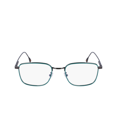 Paul Smith GARRICK Eyeglasses 03 shiny gun metal shiny green - front view