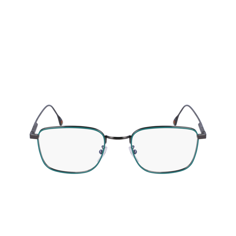 Paul Smith GARRICK Eyeglasses 03 shiny gun metal shiny green - 1/4