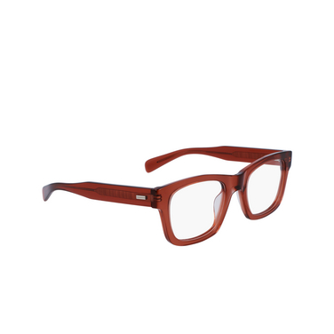 Paul Smith GRIFFIN Eyeglasses 04 rust brown crystal - three-quarters view