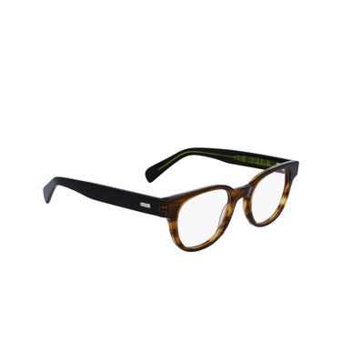 Paul Smith HAYDON Eyeglasses 210 striped brown - three-quarters view