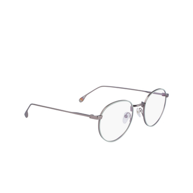 Paul Smith HOXTON Eyeglasses 053 matte gunmetal / green - three-quarters view