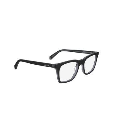 Lunettes de vue Paul Smith KESTON 01 black / transparent grey - Vue trois quarts