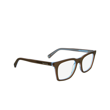 Paul Smith KESTON Eyeglasses 200 brown / red / blue - three-quarters view