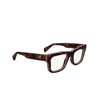 Paul Smith KIMPTON Eyeglasses 214 havana multistripes - three-quarters view