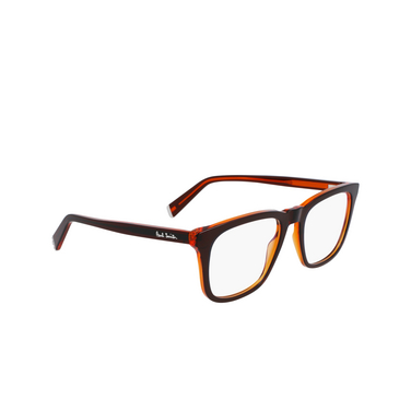 Paul Smith LAMMAS Eyeglasses 602 burgundy / orange - three-quarters view