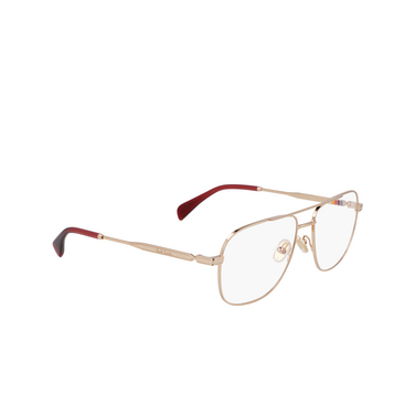 Paul Smith LARCH Eyeglasses 740 rose gold - three-quarters view