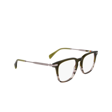 Paul Smith LEDBURY Eyeglasses 318 transparent olive / striped olive - three-quarters view