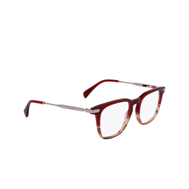 Paul Smith LEDBURY Eyeglasses 602 bordeaux / striped - three-quarters view