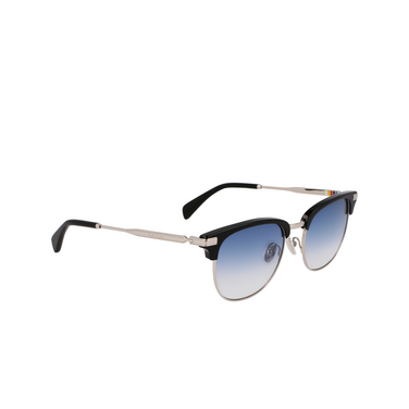 Lunettes de soleil Paul Smith LINDEN 045 silver / black - Vue trois quarts