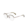 Occhiali da vista Paul Smith LOVELL 07 silver / khaki - anteprima prodotto 3/4