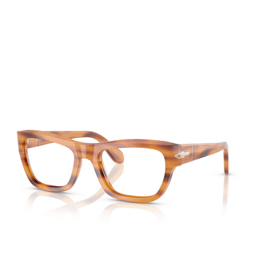 Persol PO0091V Eyeglasses 960 striped brown - three-quarters view