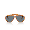 Occhiali da sole Persol PO0202S 960/R5 striped brown - anteprima prodotto 1/4