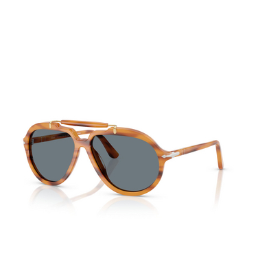 Occhiali da sole Persol PO0202S 960/R5 striped brown - tre quarti