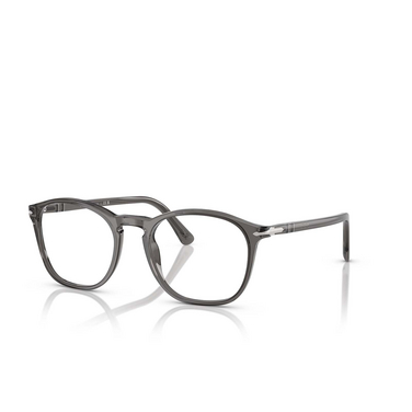 Persol PO3007VM Korrektionsbrillen 1196 transparent grey - Dreiviertelansicht