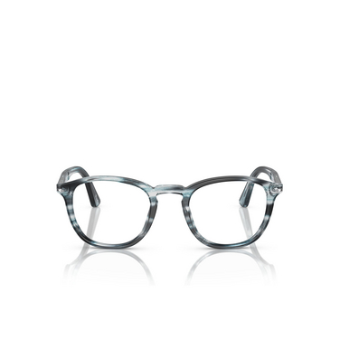 Persol PO3143V Eyeglasses 1051 striped grey - front view