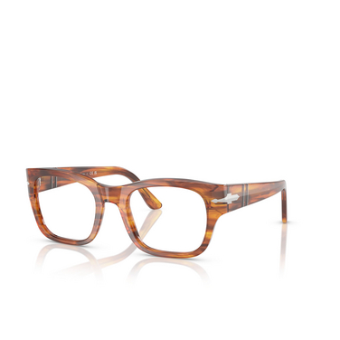 Persol PO3297V Eyeglasses 1157 striped brown - three-quarters view