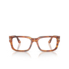 Occhiali da vista Persol PO3315V 1157 striped brown - anteprima prodotto 1/4