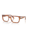 Occhiali da vista Persol PO3315V 1157 striped brown - anteprima prodotto 2/4