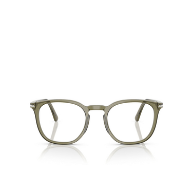 Occhiali da vista Persol PO3318V 1142 olive transparent green - frontale