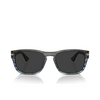 Occhiali da sole Persol PO3341S 120548 striped grey gradient blue - anteprima prodotto 1/4