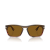 Lunettes de soleil Persol PO3341S 120633 striped brown gradient red - Vignette du produit 1/4