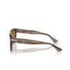 Lunettes de soleil Persol PO3341S 120633 striped brown gradient red - Vignette du produit 3/4