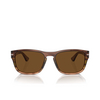 Persol PO3341S Sunglasses 120757 striped brown green - product thumbnail 1/4