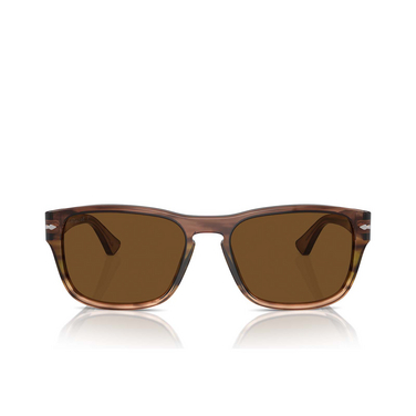 Gafas de sol Persol PO3341S 120757 striped brown green - Vista delantera