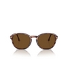 Persol PO3343S Sunglasses 120957 striped bordeaux - product thumbnail 1/4