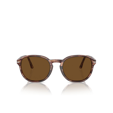 Persol PO3343S Sunglasses 120957 striped bordeaux - front view