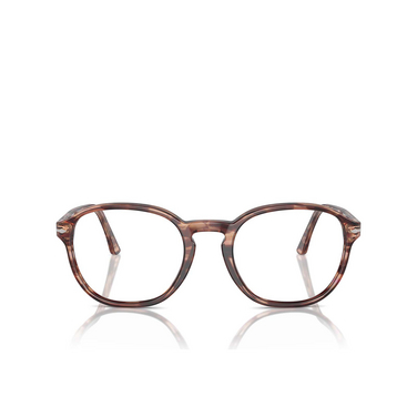 Persol PO3343V Eyeglasses 1209 striped bordeaux - front view
