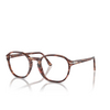 Occhiali da vista Persol PO3343V 1209 striped bordeaux - anteprima prodotto 2/4