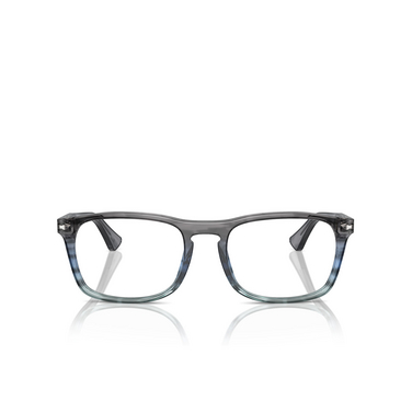 Persol PO3344V Korrektionsbrillen 1205 striped grey gradient blue - Vorderansicht