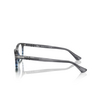 Persol PO3344V Eyeglasses 1205 striped grey gradient blue - product thumbnail 3/4