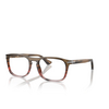 Persol PO3344V Korrektionsbrillen 1206 striped brown gradient red - Produkt-Miniaturansicht 2/4