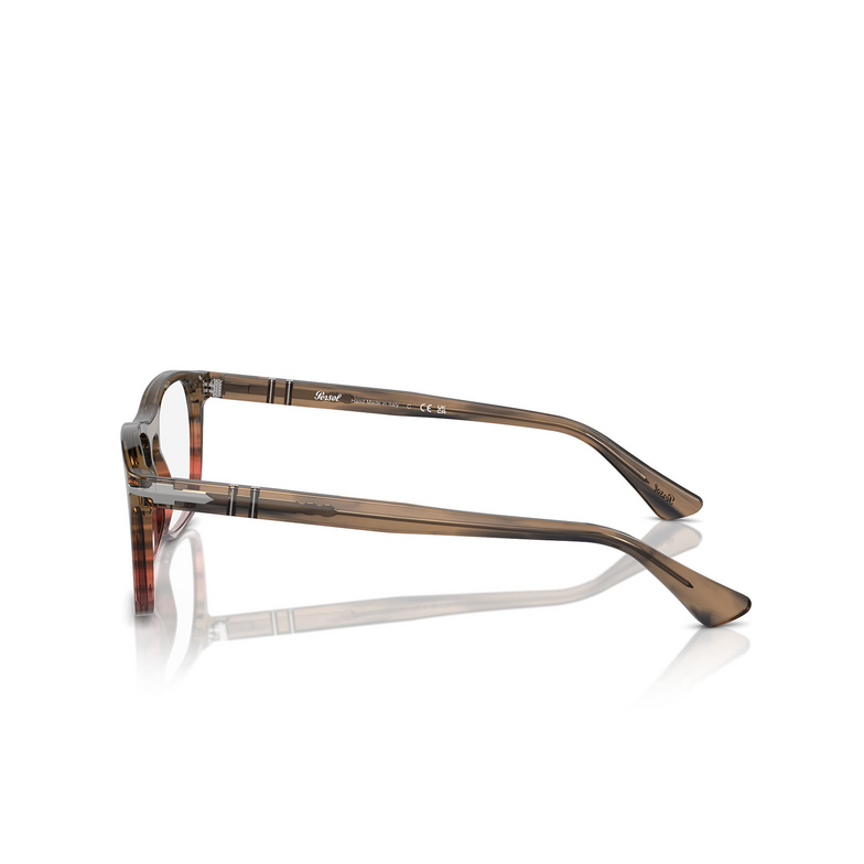 Persol PO3344V Eyeglasses 1206 striped brown gradient red - 3/4