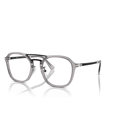 Occhiali da vista Persol PO3352V 309 transparent grey - tre quarti