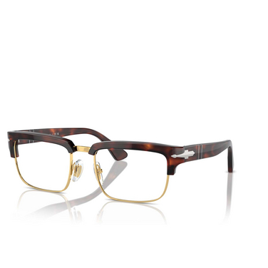 Gafas graduadas Persol PO3354V 24 havana - Vista tres cuartos