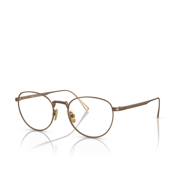 Persol PO5002VT Korrektionsbrillen 8003 bronze - Dreiviertelansicht