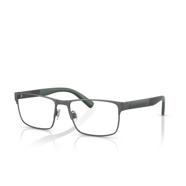 Lunettes de vue Polo Ralph Lauren PH1215 9215 semi shiny dark gunmetal - Vue trois quarts