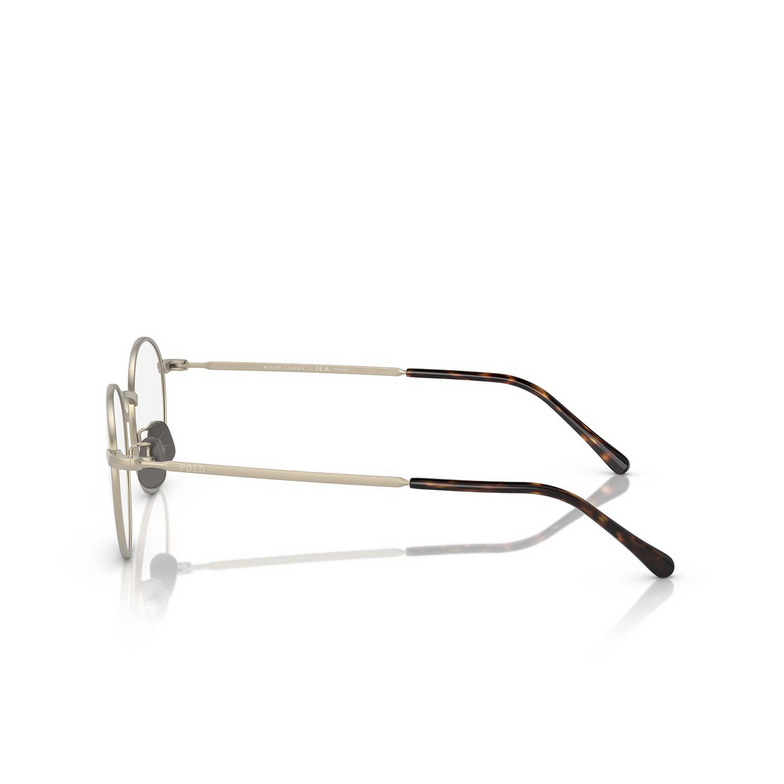 Lunettes de vue Polo Ralph Lauren PH1221TD 9211 semi shiny pale gold - 3/3