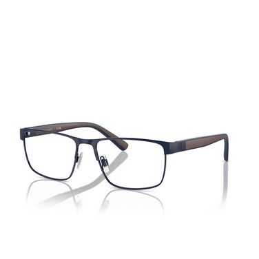 Polo Ralph Lauren PH1229 Eyeglasses 9273 semishiny navy blue - three-quarters view