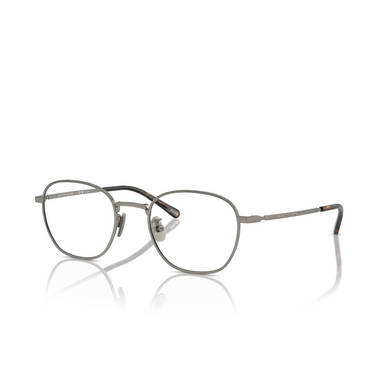 Lunettes de vue Polo Ralph Lauren PH1230TD 9266 shiny brushed gunmetal - Vue trois quarts