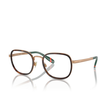 Lunettes de vue Polo Ralph Lauren PH1231 9449 havana / antique gold - Vue trois quarts