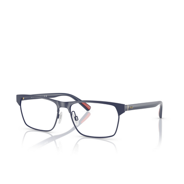 Polo Ralph Lauren PH1232 Eyeglasses 9273 semishiny navy blue - three-quarters view