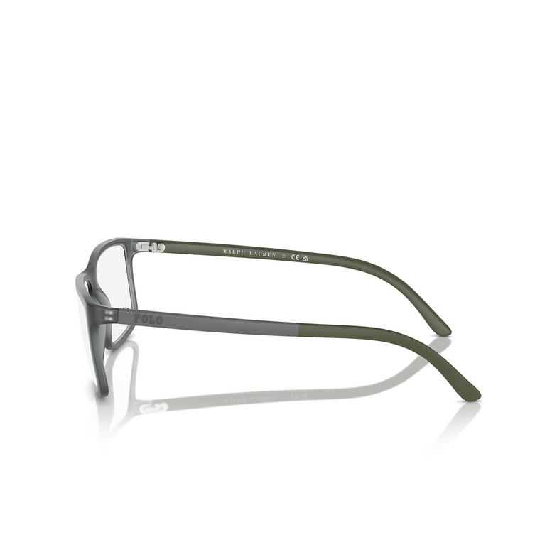 Lunettes de vue Polo Ralph Lauren PH2126 5763 matte transparent grey - 3/3