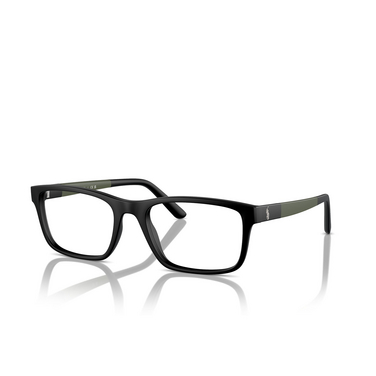 Gafas graduadas Polo Ralph Lauren PH2212 5504 matte black - Vista tres cuartos