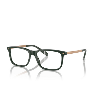 Gafas graduadas Polo Ralph Lauren PH2273 6140 shiny opal dark green - Vista tres cuartos